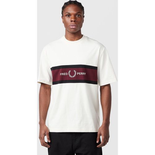 Embroidered Panel T-Shirt - Fred Perry - Modalova