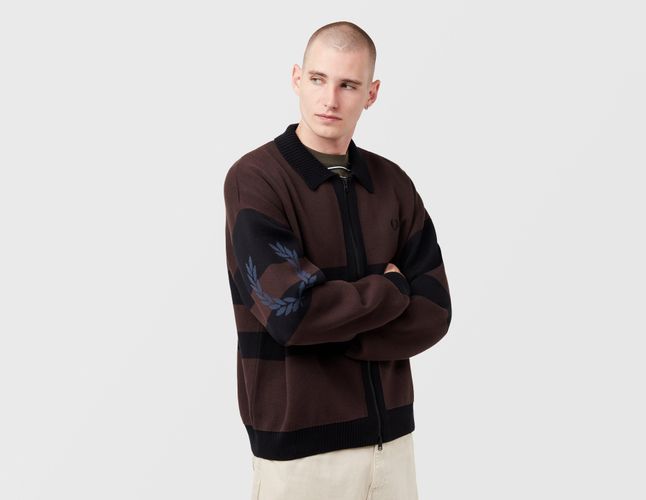 Fred Perry Cardigan à Zip, Brown - Fred Perry - Modalova