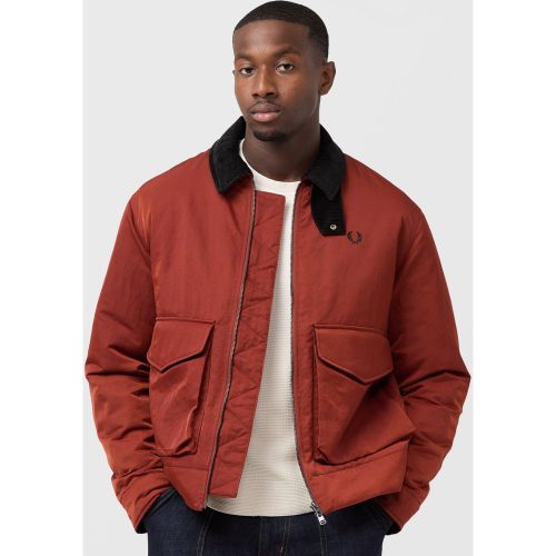 Fred Perry Nylon Caban Veste, Red - Fred Perry - Modalova