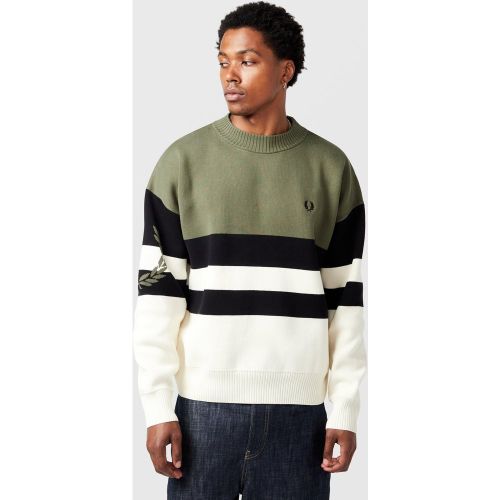Pull col rond Tipped Graphic - Fred Perry - Modalova