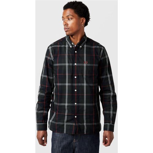T-Shirt Poplin Tartan - Fred Perry - Modalova