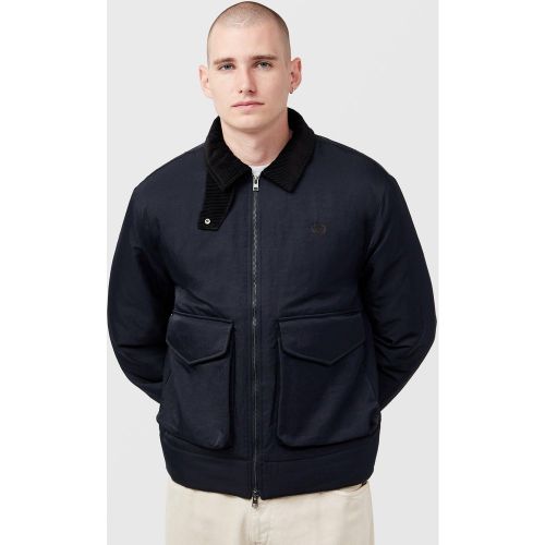 Fred Perry Nylon Caban Veste, Navy - Fred Perry - Modalova