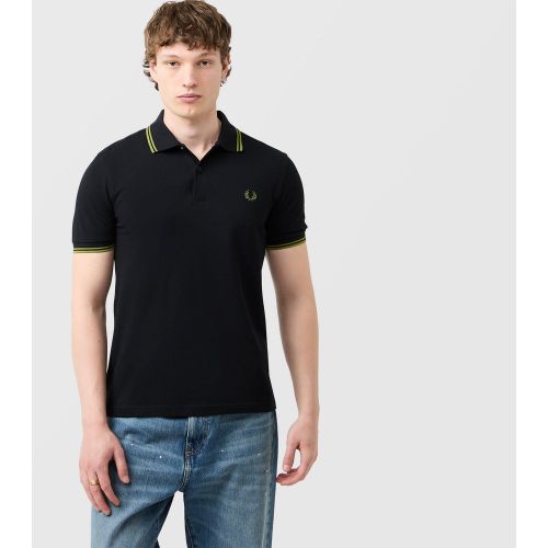 Fred Perry Twin Tipped Polo, Black - Fred Perry - Modalova