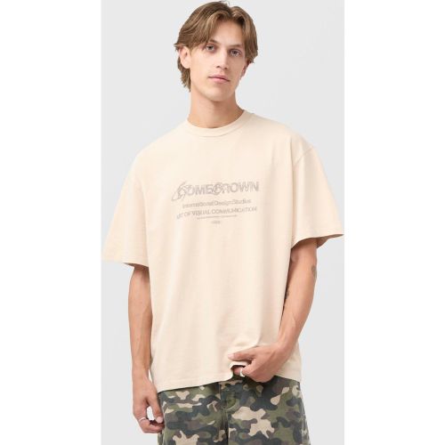 Home Grown T-Shirt Cargo, Beige - Home Grown - Modalova
