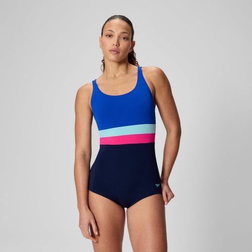 Maillot de bain Banded Colourblock bleu marine/bleu - 6 - Speedo - Modalova