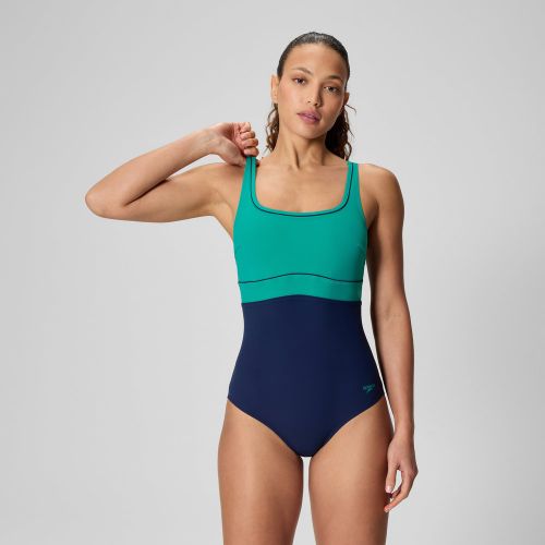 Maillot de bain Contour Eclipse sarcelle/bleu marine - 34 - Speedo - Modalova