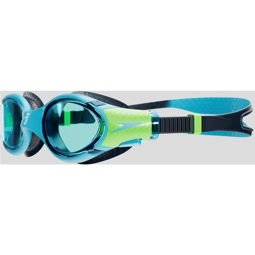 Lunettes Biofuse 2.0 pour juniors, bleu/vert - ONESZ - Speedo - Modalova