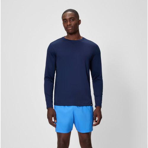 Haut de natation à manches longues avec motif bleu marine/rouge - S - Speedo - Modalova