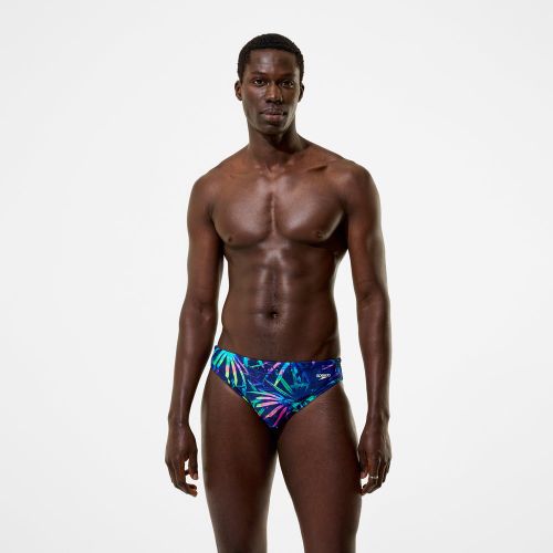 Slip de bain Beachstar à imprimé bleu marine - 28 - Speedo - Modalova