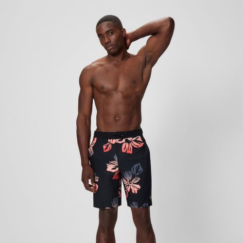 Short de bain Bondi à imprimé noir/pêche - S - Speedo - Modalova