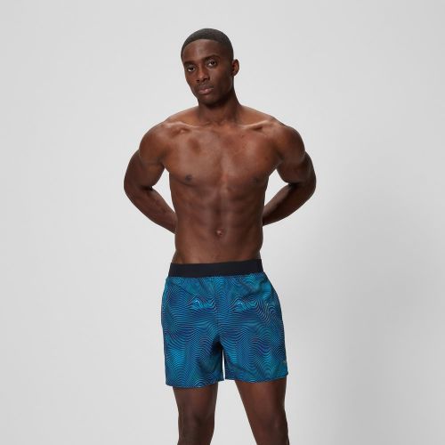 Short de bain Lookout à imprimé noir/bleu marine - S - Speedo - Modalova