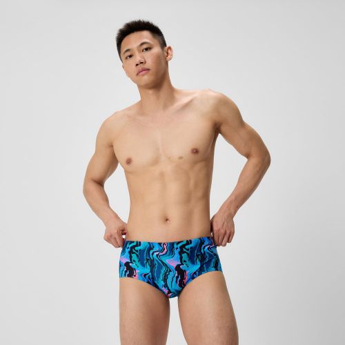 Slip de bain à imprimé noir - 26 - Speedo - Modalova