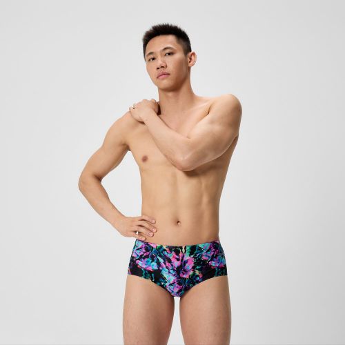 Slip de bain à imprimé noir - 26 - Speedo - Modalova