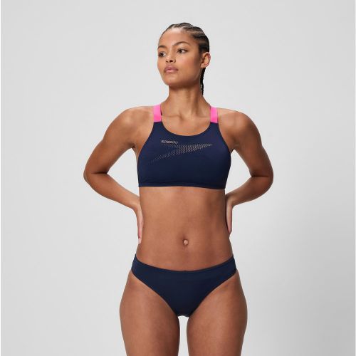 Bikini Boom Leaderback bleu marine/rose - 30 - Speedo - Modalova