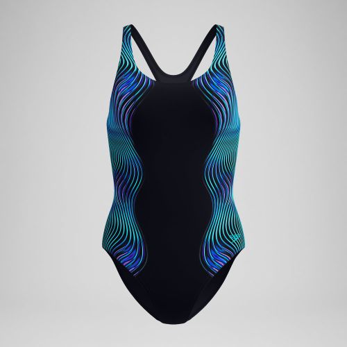 Maillot de bain Medalist imprimé noir/bleu - 30 - Speedo - Modalova