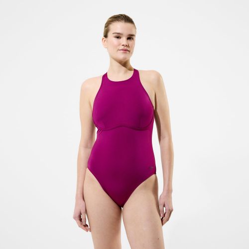 Maillot de bain Racerback zippé rose foncé - 30 - Speedo - Modalova