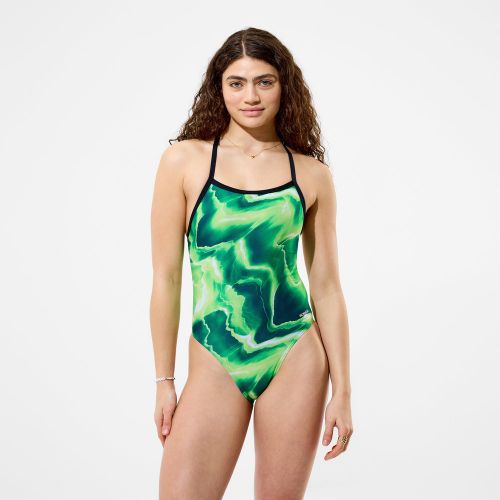 Maillot de bain Team imprimé Turnback Vert - 20 - Speedo - Modalova