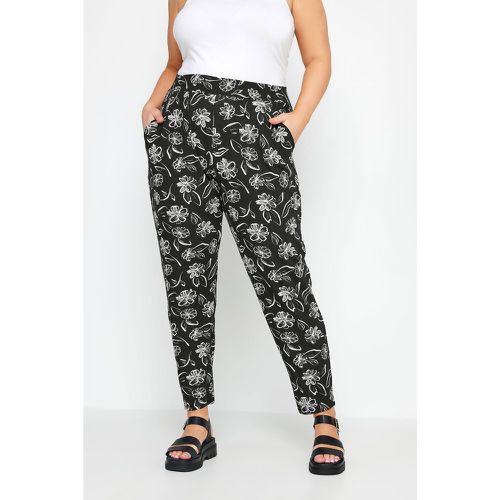 Pantalon Style Sarouel Design Floral , Grande Taille & Courbes - Yours - Modalova