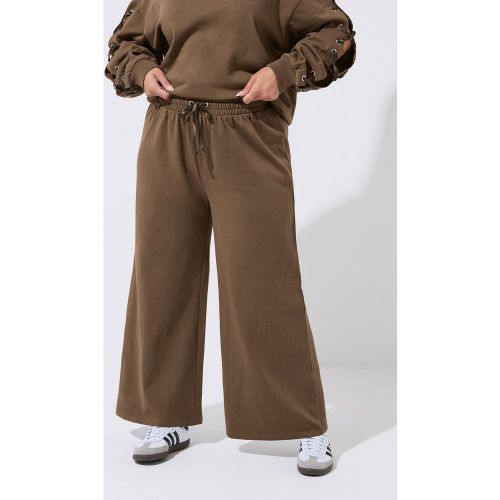 Pantalon De Jogging Marron À Œillets Size 54-56 - Limited Collection - Modalova