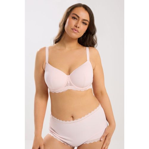 Soutiengorge À Armatures En Tissu Côtelé Doux Rose Size 100N - Yours - Modalova