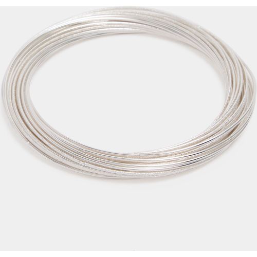 Lot Varié De Bracelets Joncs Torsadés Ton Argentsize ONE - Yours - Modalova