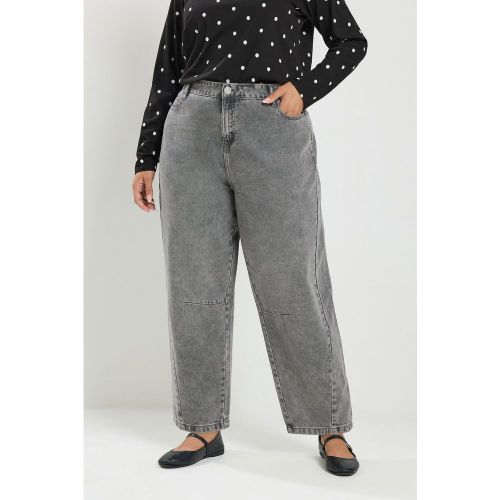Yours Jean Barrel Gris Size 40 - Yours - Modalova