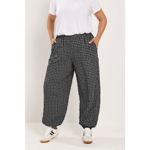 Pantalon Ballon Noir À Carreaux Size 40 - Yours - Modalova