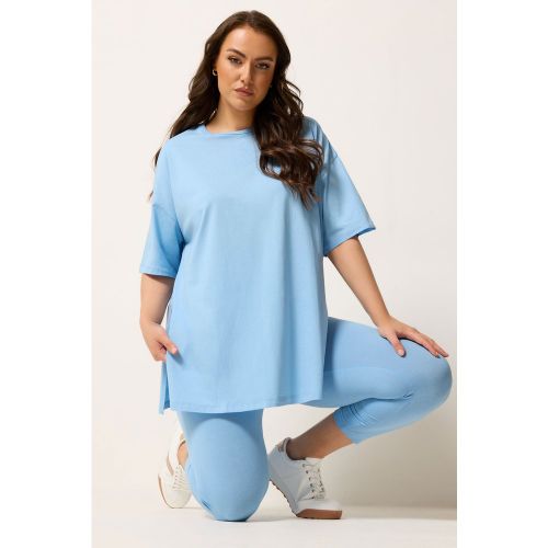 Yours Tshirt Long Bleu Size 54-56 - Yours - Modalova