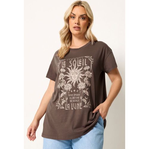 Tshirt Marron « Le Soleil » Size 54-56 - Yours - Modalova