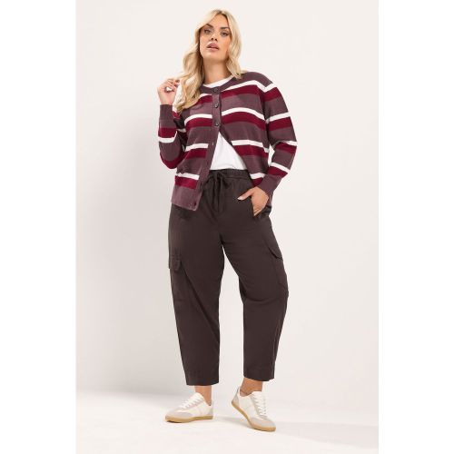 Pantalon Fuselé En Sergé Marron Chocolat Size 42 - Yours - Modalova