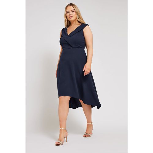 Robe Marine Design Croisé, Grande Taille & Courbes - Yours London - Modalova