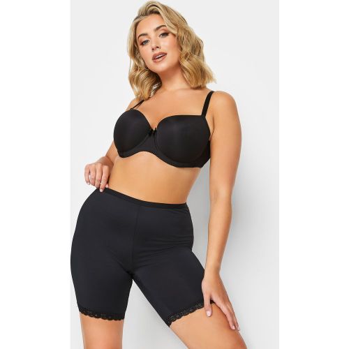Short Taille Haute Antiirritations Noir Bordé De Dentelle Size 58-60 - Yours - Modalova
