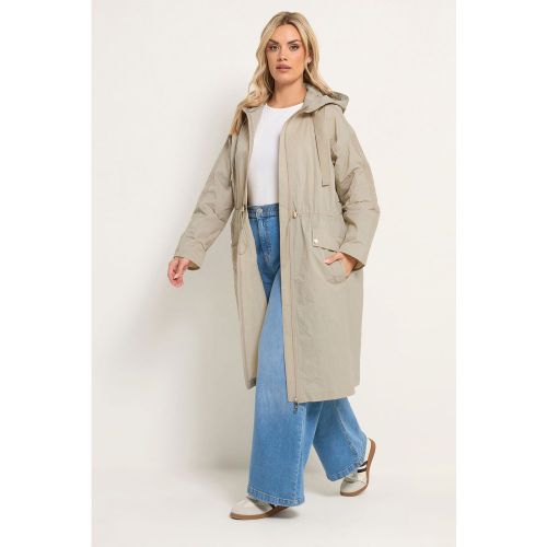 Parka Longue Légère Marron Naturel Size 38 - Yours - Modalova