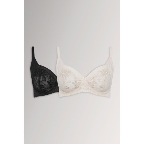 Et Lot De 2 Soutiensgorge À Armatures Noir/Blancsize 38F - Yours - Modalova