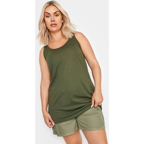 Débardeur Olive En Coton , Grande Taille & Courbes - Yours - Modalova