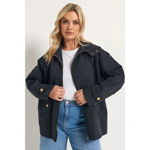 Veste Bleu Marine À Boutons Style Militaire Size 62-64 - Yours - Modalova