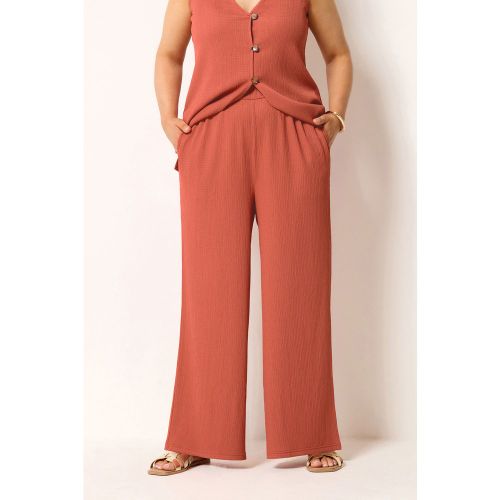 Pantalon Large Texturé Size 42 - Yours - Modalova