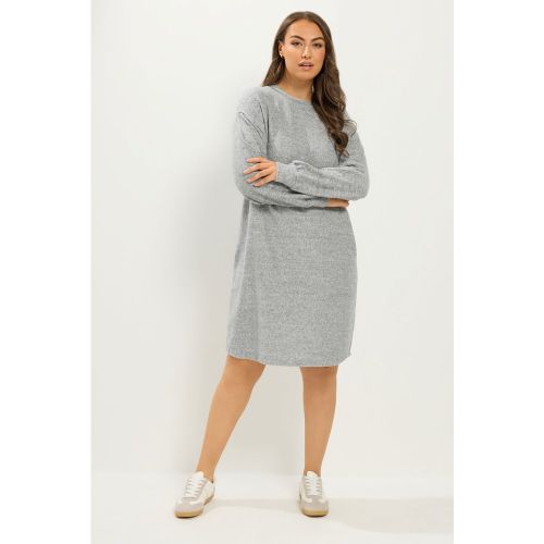 Robepull Grise En Coton Size 48 - Yours - Modalova