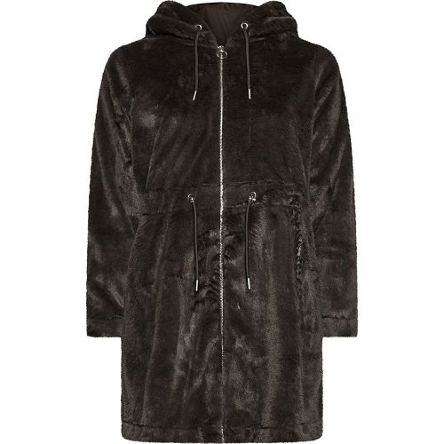 Polaire Marron Chocolat En Fausse Fourrure Size 54-56 - Yours - Modalova