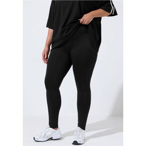 Legging De Sport Noir Size 54-56 - Yours - Modalova