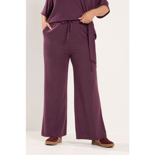 Pantalon Violet À Nouer À La Taille Size 44 - Yours - Modalova