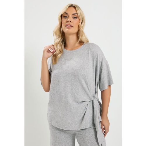Top Gris À Nœud Sur Le Côté Size 50-52 - Yours - Modalova