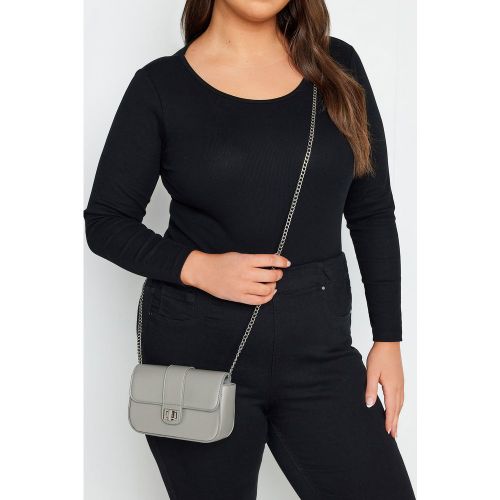 Sac À Main Gris Chaîne Size One Size - Yours - Modalova
