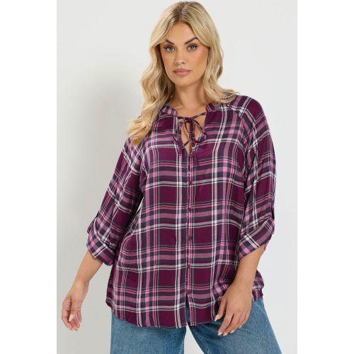 Top Rose À Carreaux Avec Lien Size 50-52 - Yours - Modalova