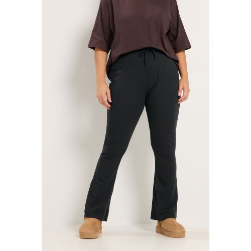 Plus Size Wide Leg Cotton Trousers Size Regular > 62-64 - Yours - Modalova