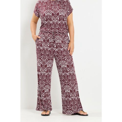 Pantalon Rouge À Imprimé Ikat Size Regular > 46 - Yours - Modalova