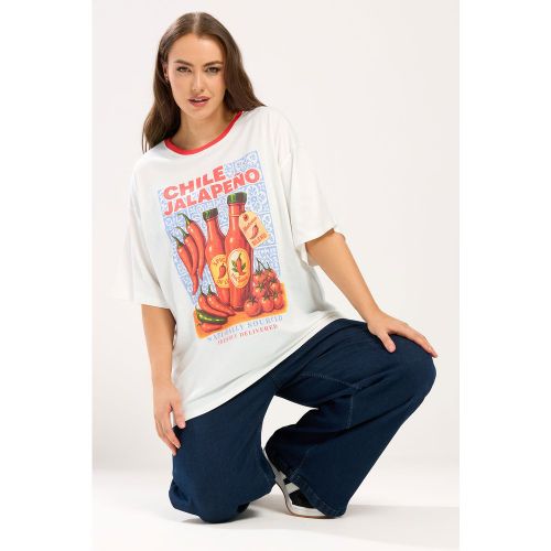 Tshirt Décontracté Blanc Ivoire « Chile Jalapeño » Size 62-64 - Yours - Modalova