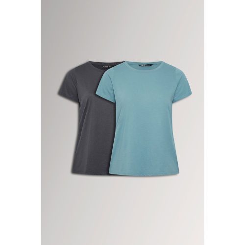 Et Lot De 2 Tshirts Basiques Bleu Et Grissize 40 - Yours - Modalova