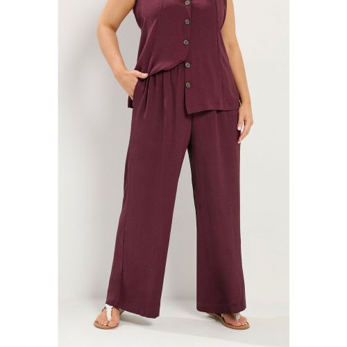 Pantalon En Sergé Violet Délavé Size Regular > 58-60 - Yours - Modalova