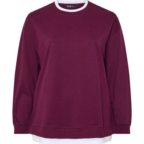 Sweatshirt 2 En 1 Violet Size 46 - Yours - Modalova